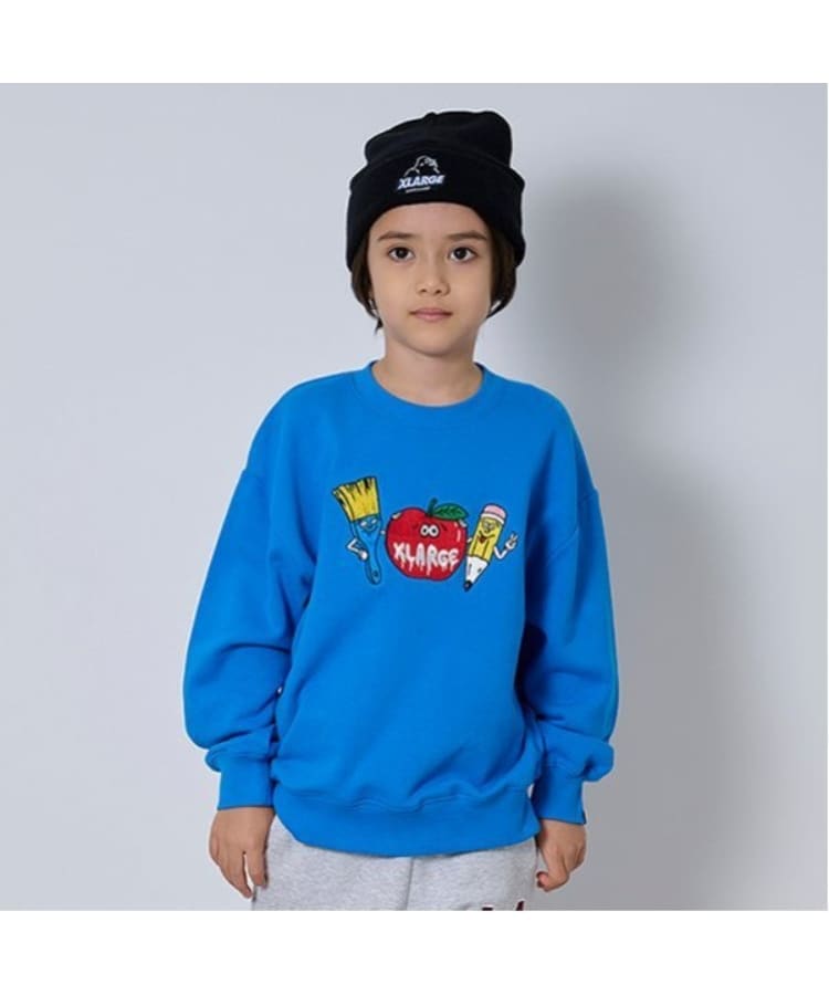 エクストララージ キッズ(XLARGE KIDS)の刺しゅうロゴトレーナー9