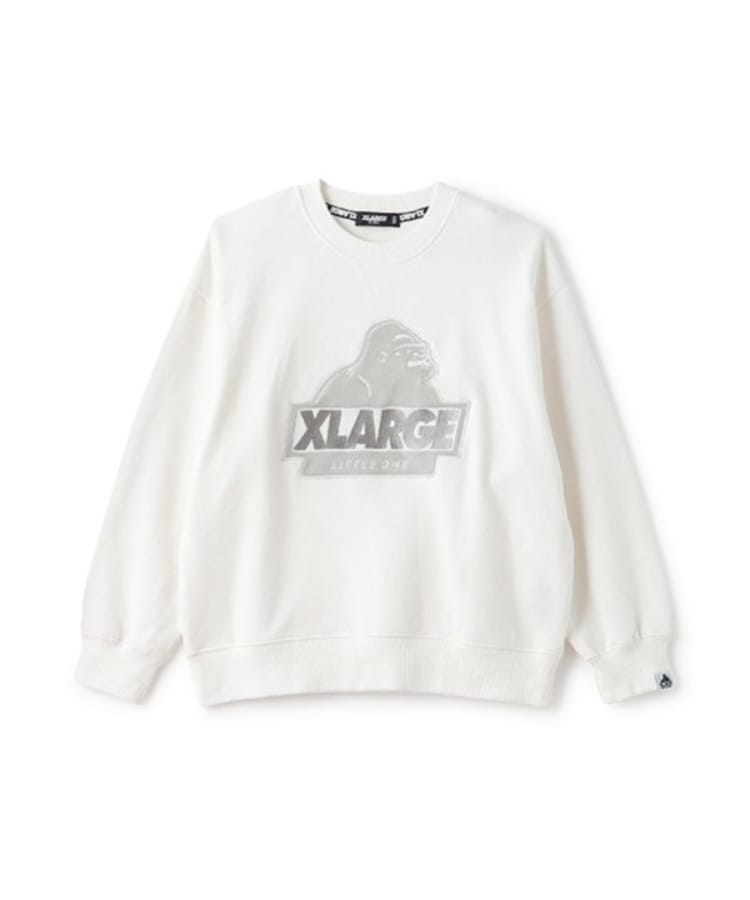 エクストララージ キッズ(XLARGE KIDS)のスランテッドOGゴリラ刺しゅうトレーナー1