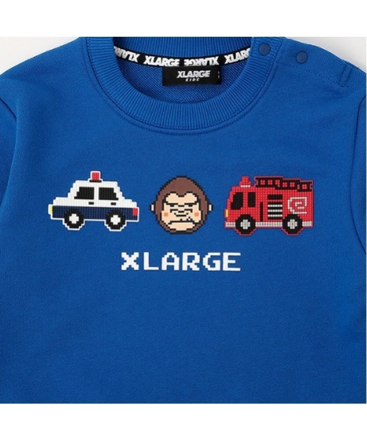 エクストララージ キッズ(XLARGE KIDS)のファニーゴリラ&ブロックプリントトレーナー4