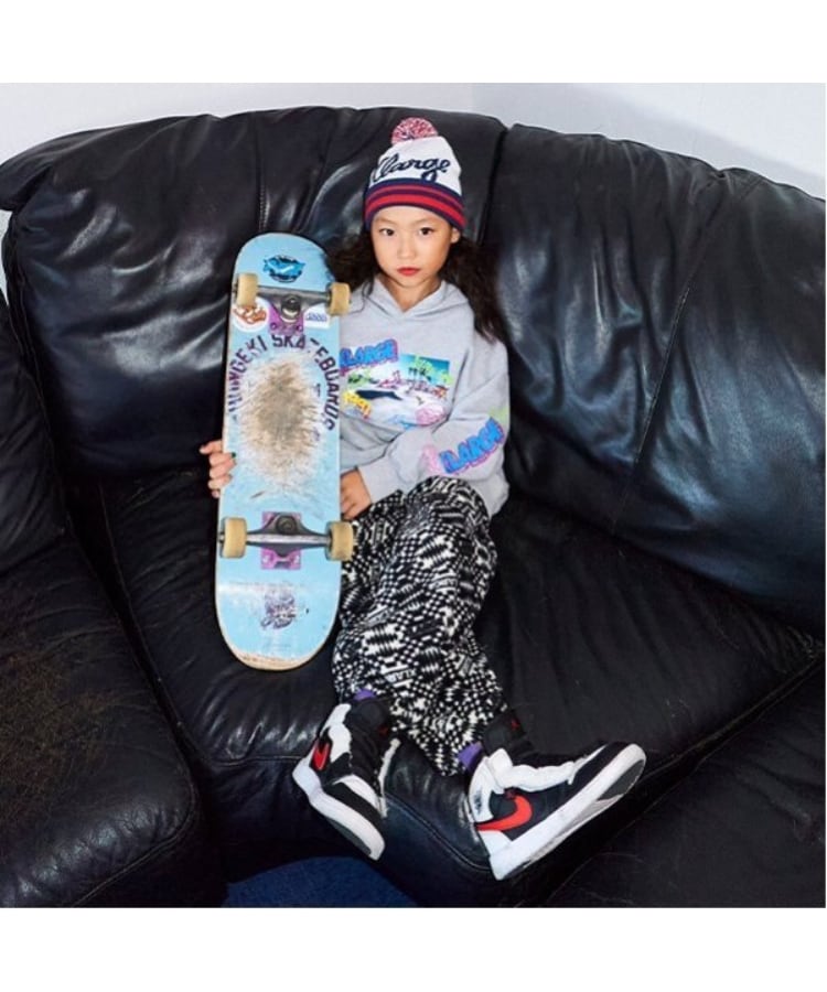 エクストララージ キッズ(XLARGE KIDS)の落書きフォトパーカー11
