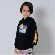 エクストララージ キッズ(XLARGE KIDS)の落書きフォトパーカー ブラック(219)