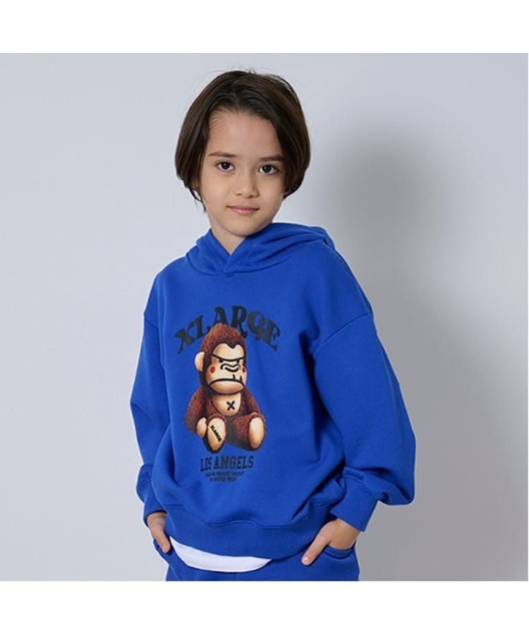 エクストララージ キッズ(XLARGE KIDS)のぬいぐるみファニーゴリラパーカー9
