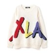 エクストララージ キッズ(XLARGE KIDS)のビッグロゴニットプルオーバー ホワイト(001)