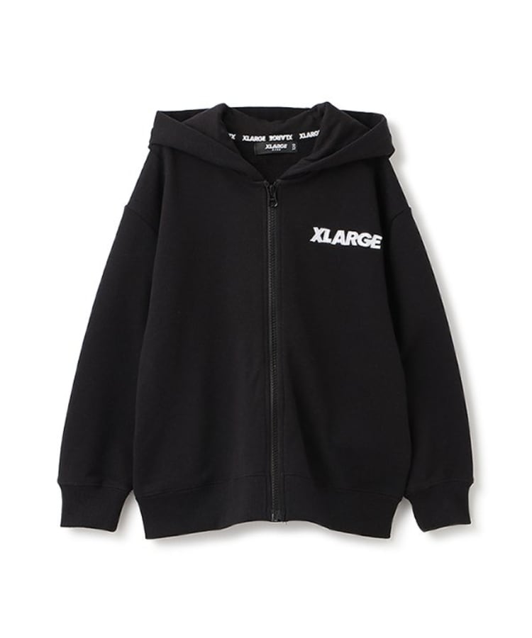 エクストララージ キッズ(XLARGE KIDS)のスランテッドOGゴリラジップパーカー ブラック(219)