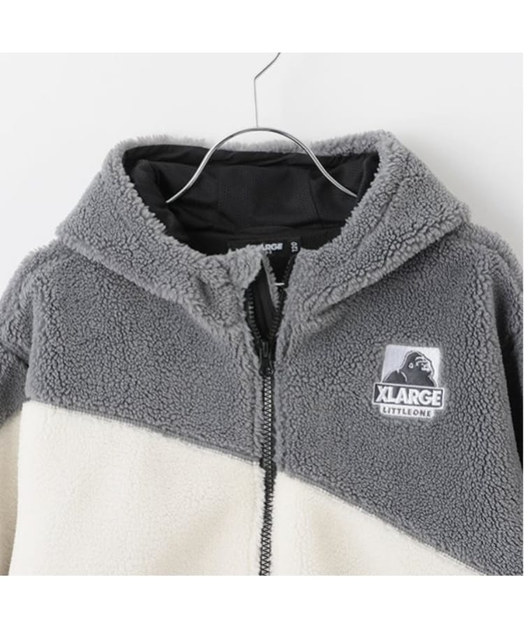 エクストララージ キッズ(XLARGE KIDS)のカラーブロックボアブルゾン4