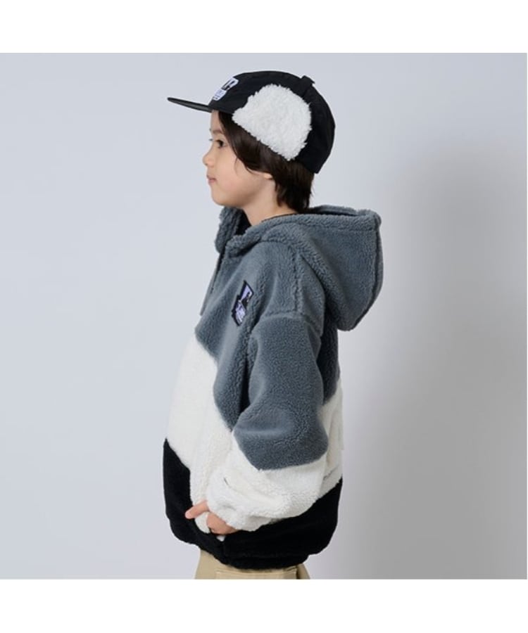 エクストララージ キッズ(XLARGE KIDS)のカラーブロックボアブルゾン17