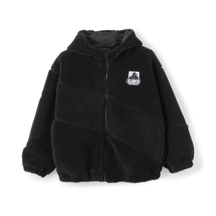 エクストララージ キッズ(XLARGE KIDS)のカラーブロックボアブルゾン ブルゾン/ジャンバー