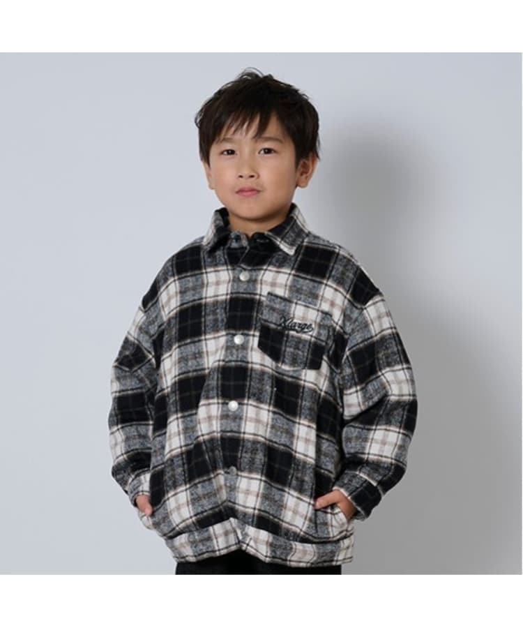 エクストララージ キッズ(XLARGE KIDS)の裏ボアチェックブルゾン18