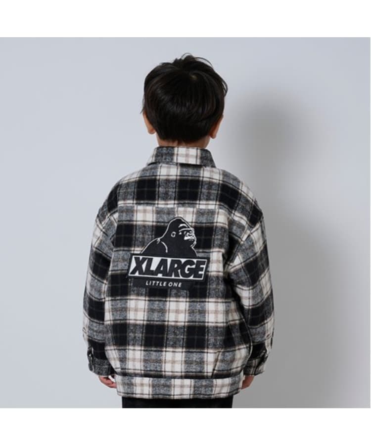 エクストララージ キッズ(XLARGE KIDS)の裏ボアチェックブルゾン19
