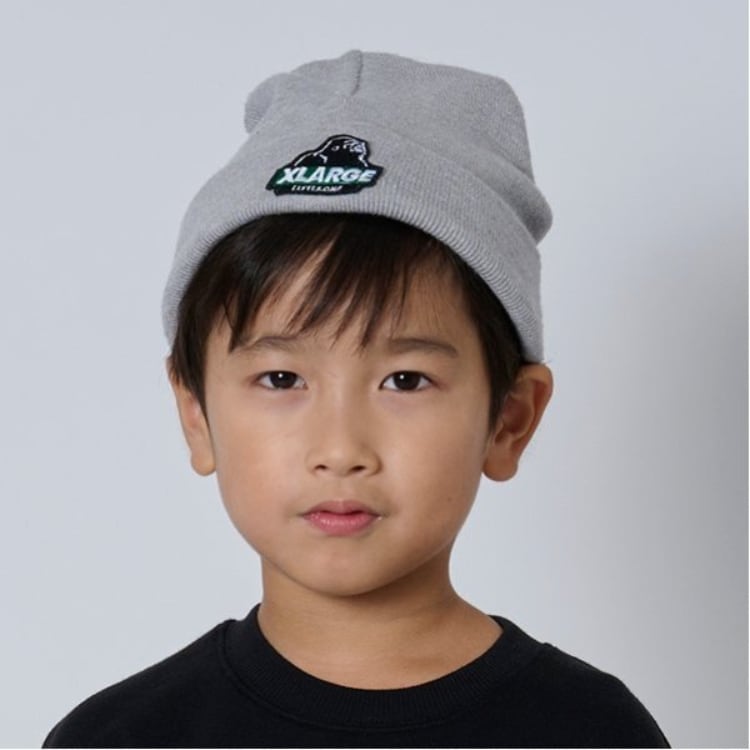 エクストララージ キッズ(XLARGE KIDS)のスランテッドOGゴリラニットキャップ キャップ