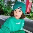 エクストララージ キッズ(XLARGE KIDS)のスランテッドOGゴリラニットキャップ グリーン(022)