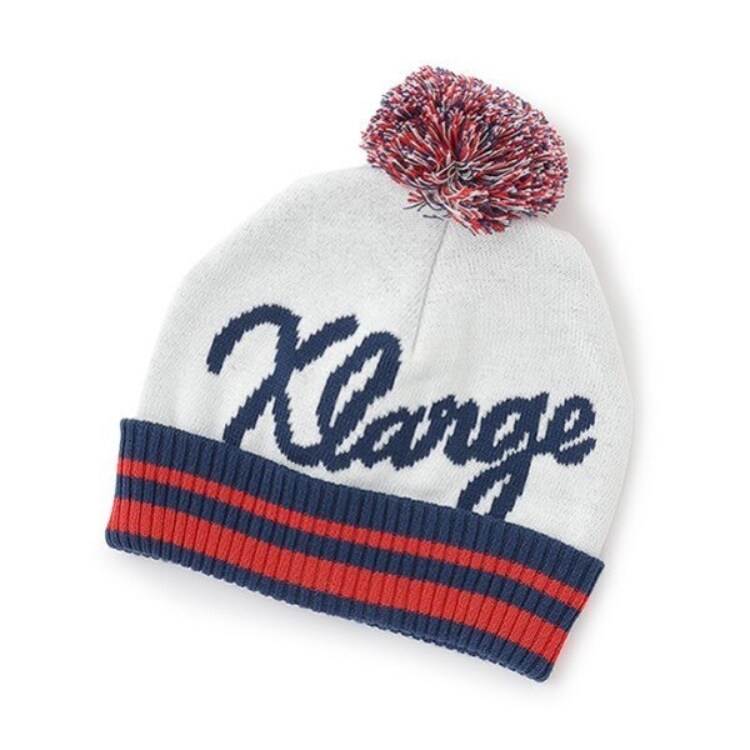 エクストララージ キッズ(XLARGE KIDS)のライン入りニットキャップ キャップ