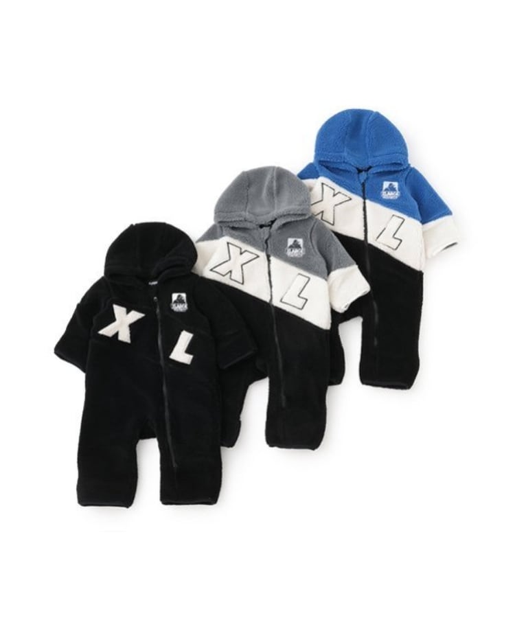 エクストララージ キッズ(XLARGE KIDS)のカラーブロックボアカバーオール13