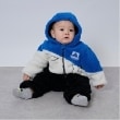 エクストララージ キッズ(XLARGE KIDS)のカラーブロックボアカバーオール ブルー(091)