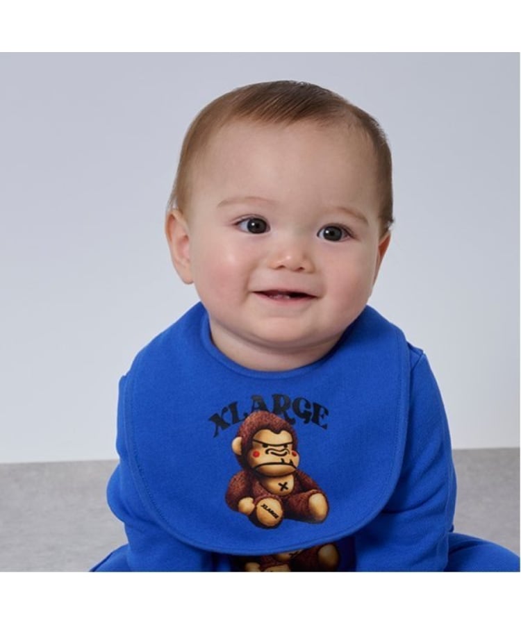 エクストララージ キッズ(XLARGE KIDS)のぬいぐるみファニーゴリラスタイ ブルー(091)