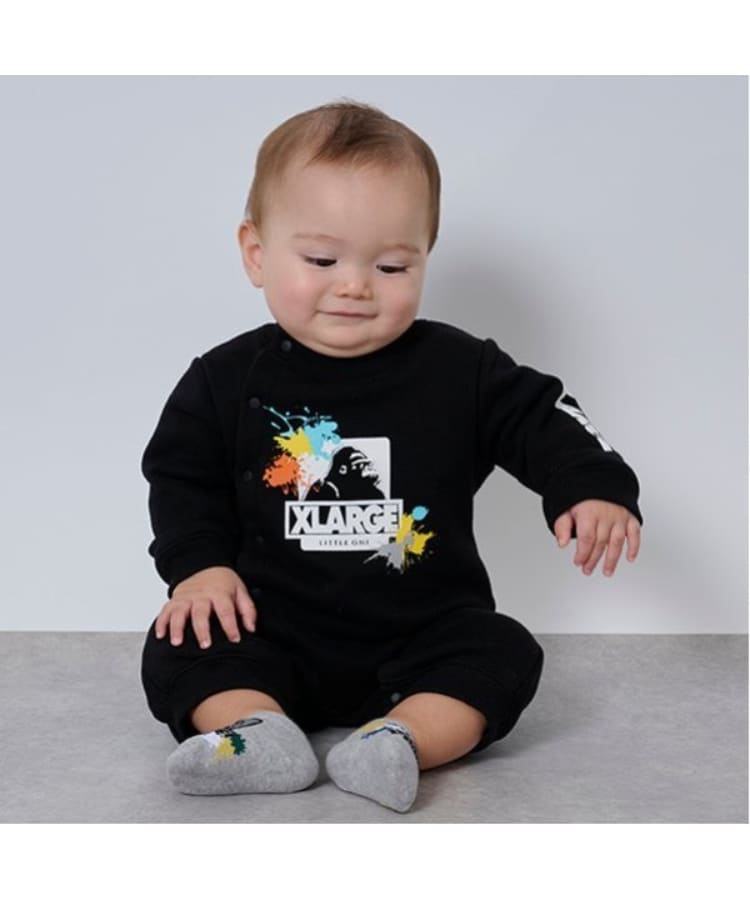 エクストララージ キッズ(XLARGE KIDS)のペイントOGゴリラベビーソックス7