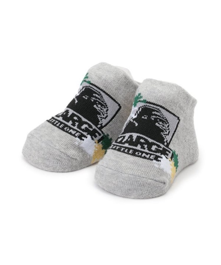 エクストララージ キッズ(XLARGE KIDS)のペイントOGゴリラベビーソックス グレー(112)