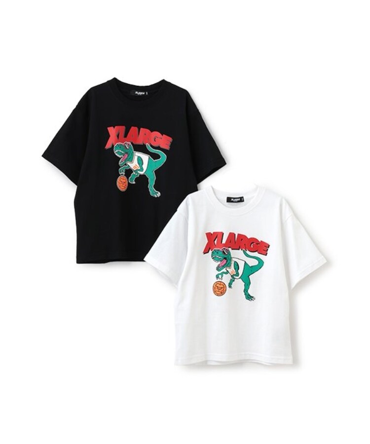 エクストララージ キッズ(XLARGE KIDS)の【人気商品再入荷】【直営店で取り扱い無し】恐竜バスケットプリント半袖Tシャツ7