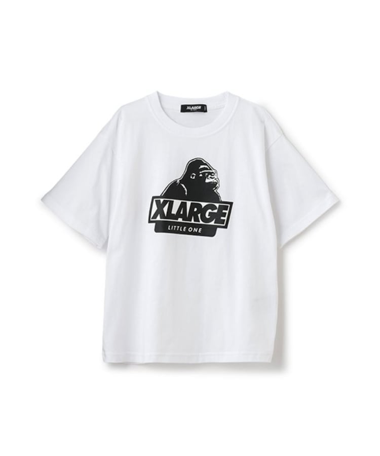 エクストララージ キッズ(XLARGE KIDS)のスランテッドOG半袖Ｔシャツ ホワイト(001)