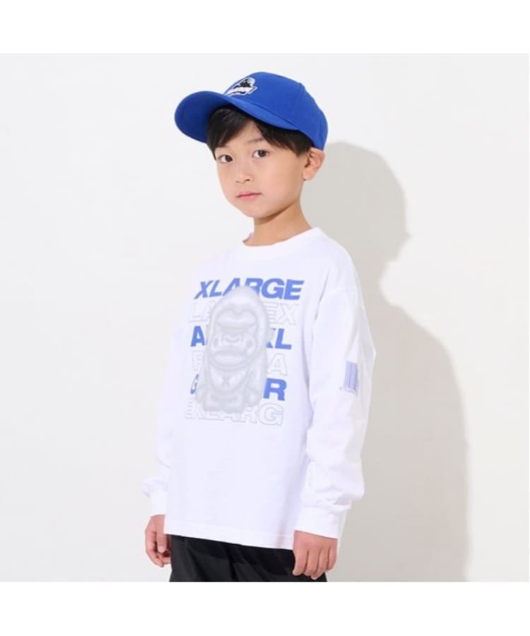 エクストララージ キッズ(XLARGE KIDS)のサイバーファニーゴリラ長袖Tシャツ1