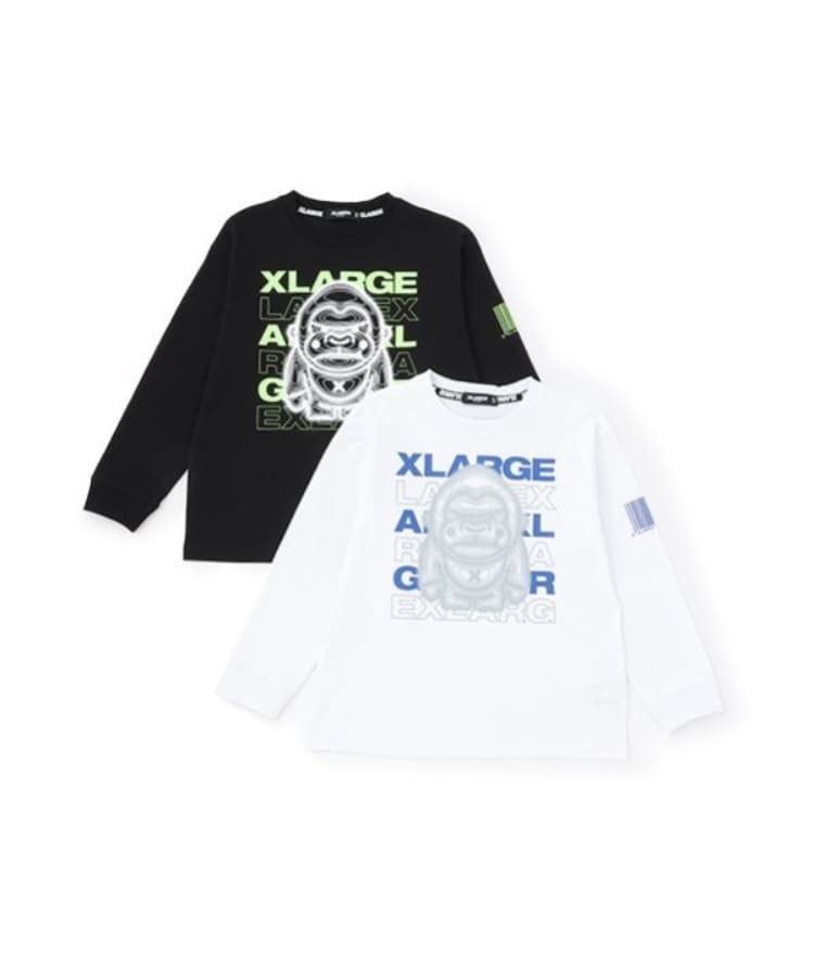 エクストララージ キッズ(XLARGE KIDS)のサイバーファニーゴリラ長袖Tシャツ5