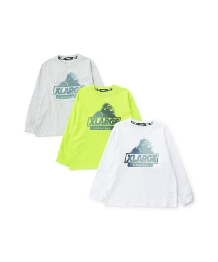 エクストララージ キッズ(XLARGE KIDS)のホログラムスランテッドOG長袖Tシャツ4