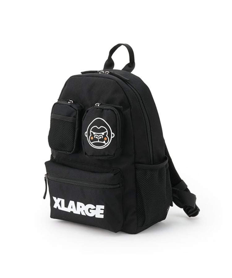 エクストララージ キッズ(XLARGE KIDS)のファニーゴリラバックパック ブラック(219)