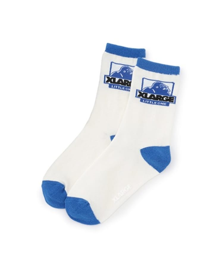 エクストララージ キッズ(XLARGE KIDS)の【人気商品再入荷】【直営店で取り扱い無し】ゴリラソックス ホワイト(001)