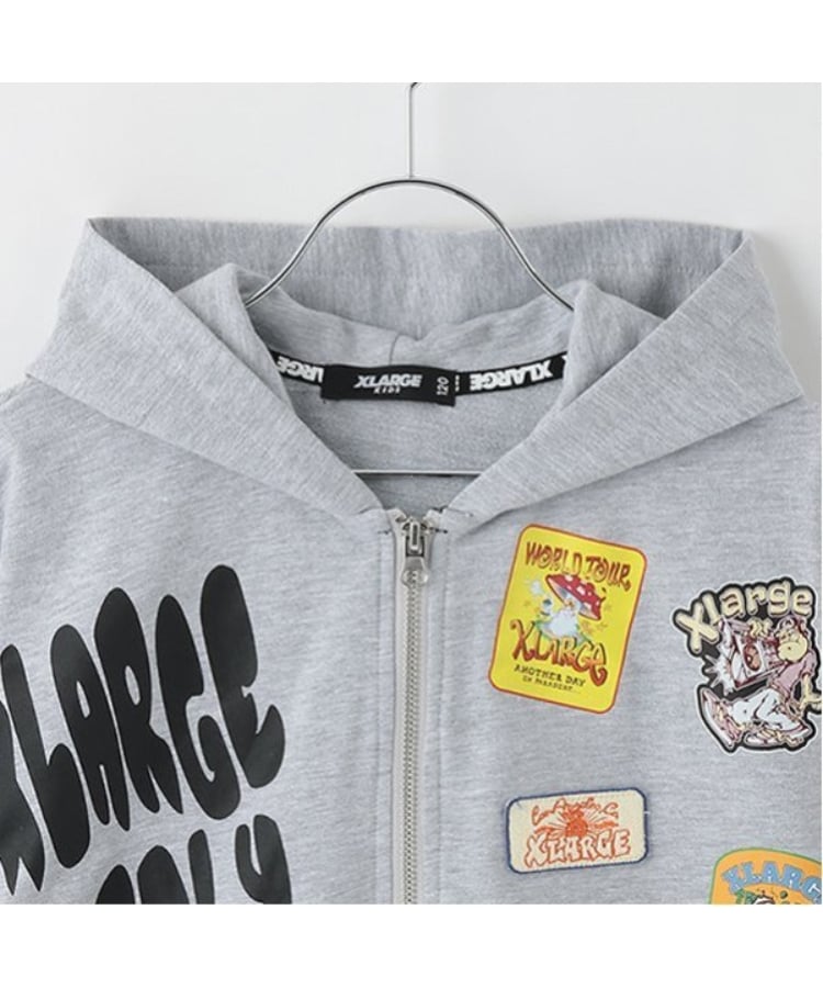 マルチパッチジップパーカー(Tシャツ) | XLARGE KIDS マルチパッチジップパーカー(Tシャツ) | XLARGE KIDS