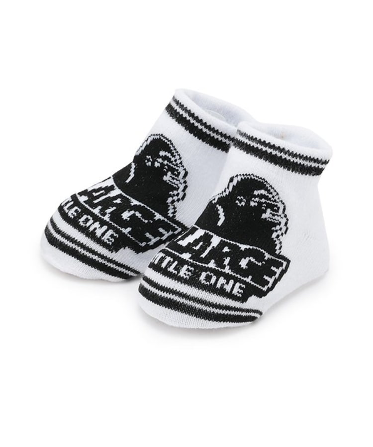 エクストララージ キッズ(XLARGE KIDS)のOGゴリララインベビーソックス ホワイト(001)