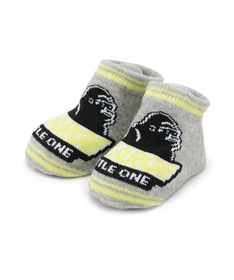 エクストララージ キッズ(XLARGE KIDS)のOGゴリララインベビーソックス グレー(112)