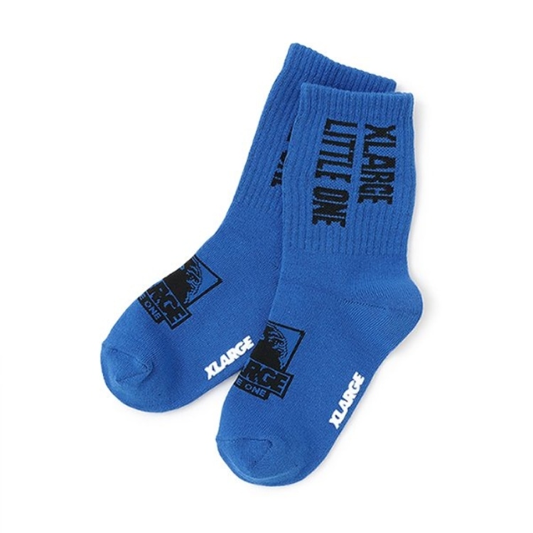 エクストララージ キッズ(XLARGE KIDS)のバーチカルロゴクルーソックス ソックス
