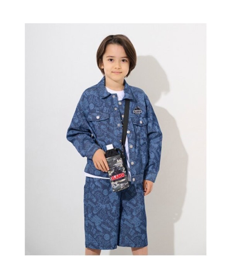 エクストララージ キッズ(XLARGE KIDS)のストリート総柄デニムショートパンツ2