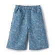 エクストララージ キッズ(XLARGE KIDS)のストリート総柄デニムショートパンツ ブルー(091)