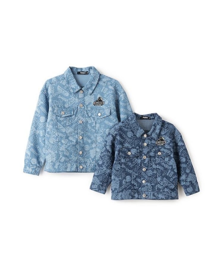 エクストララージ キッズ(XLARGE KIDS)のストリート総柄デニムジャケット11