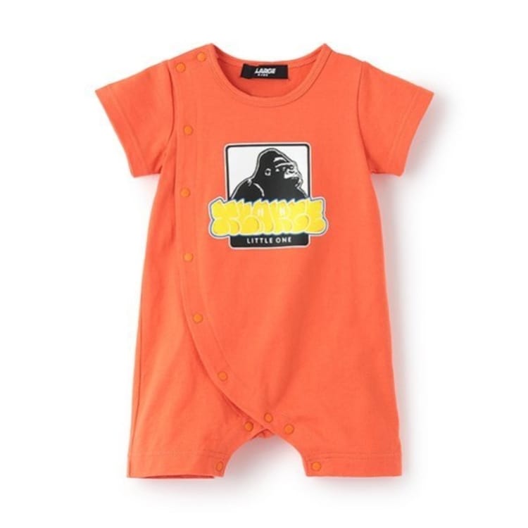 エクストララージ キッズ(XLARGE KIDS)のOG&グラフィティロゴショートオール ロンパース・カバーオール(ベビー)