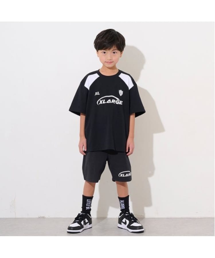 エクストララージ キッズ(XLARGE KIDS)のユニフォーム風半袖セットアップ1