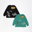 エクストララージ キッズ(XLARGE KIDS)の総柄グラフィック長袖Tシャツ4