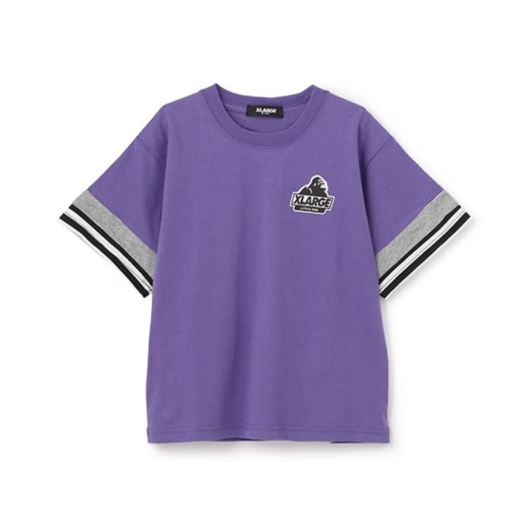 エクストララージ キッズ(XLARGE KIDS)の【人気商品再入荷】【直営店で取り扱い無し】袖レイヤード風半袖Tシャツ Ｔシャツ