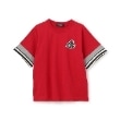 エクストララージ キッズ(XLARGE KIDS)の【人気商品再入荷】【直営店で取り扱い無し】袖レイヤード風半袖Tシャツ レッド(061)
