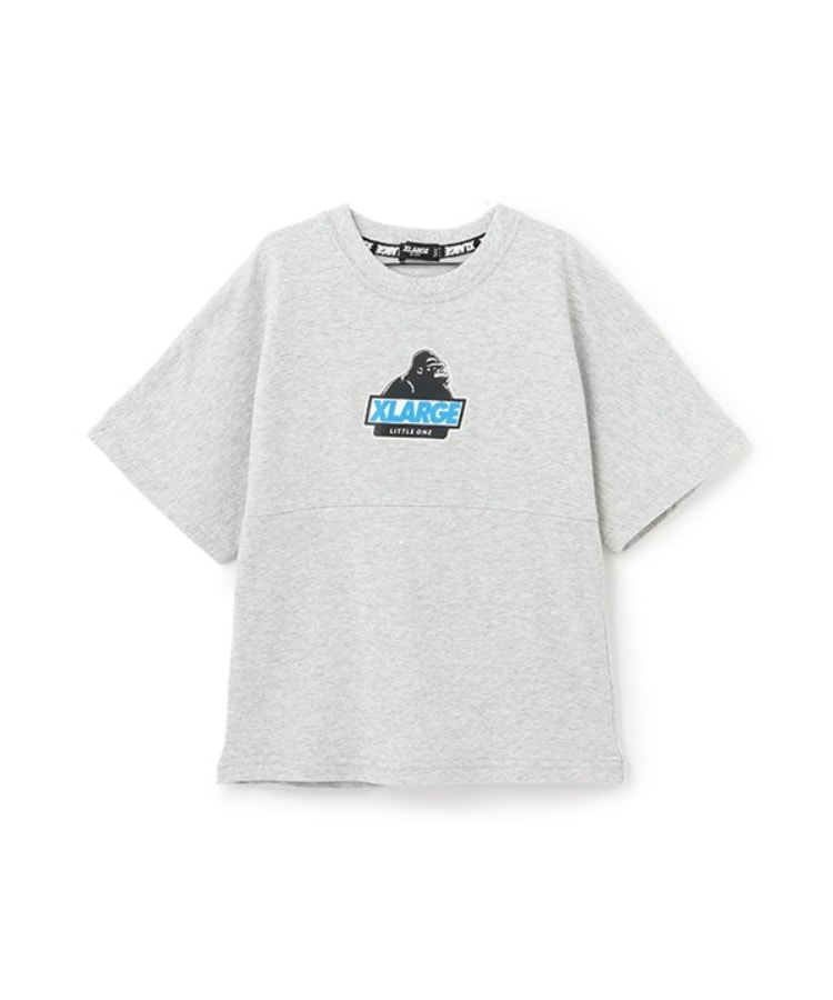 エクストララージ キッズ(XLARGE KIDS)のバックスプレーロゴ半袖Tシャツ グレー(112)