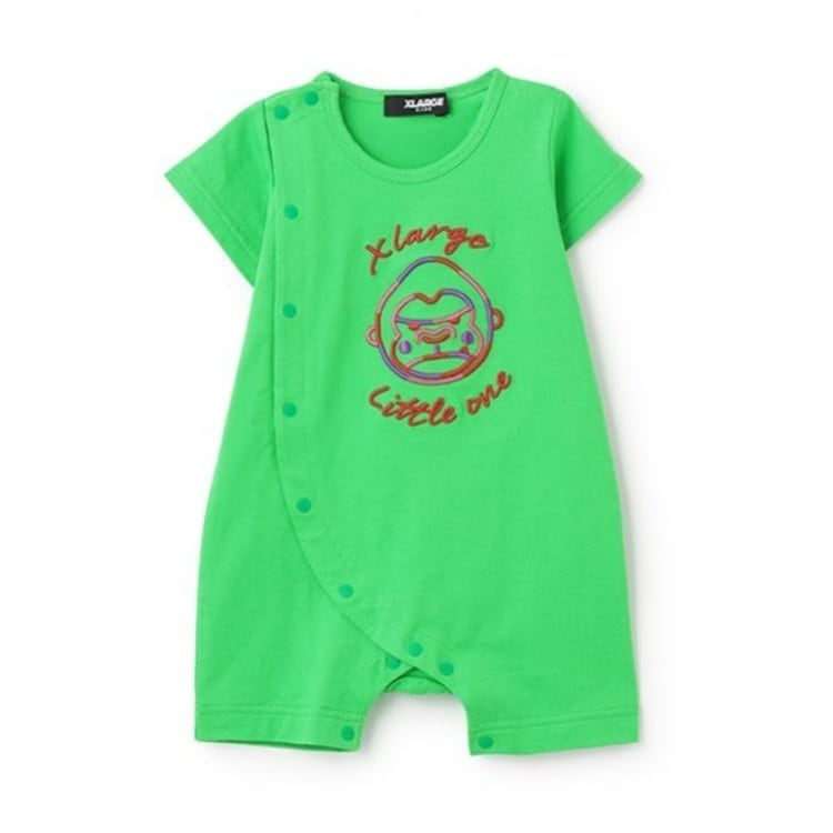 エクストララージ キッズ(XLARGE KIDS)のマルチファニーゴリラショートオール ロンパース・カバーオール(ベビー)