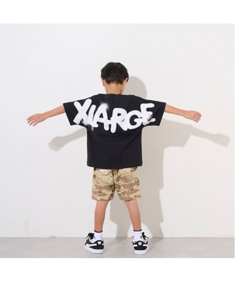 エクストララージ キッズ(XLARGE KIDS)のマーブル迷彩ショートパンツ4