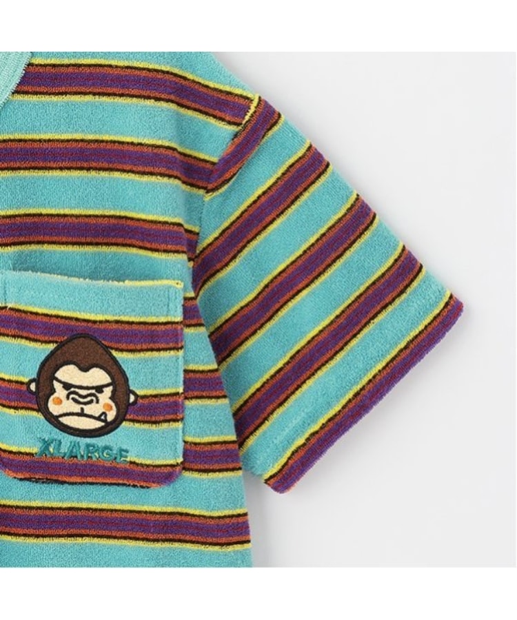 エクストララージ キッズ(XLARGE KIDS)のパイルボーダー半袖Tシャツ4