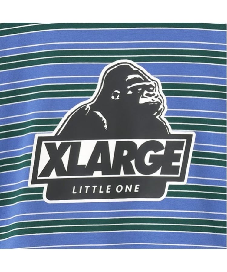 エクストララージ キッズ(XLARGE KIDS)のスランテッドOGボーダー半袖Tシャツ7