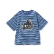 エクストララージ キッズ(XLARGE KIDS)のスランテッドOGボーダー半袖Tシャツ ブルー(091)