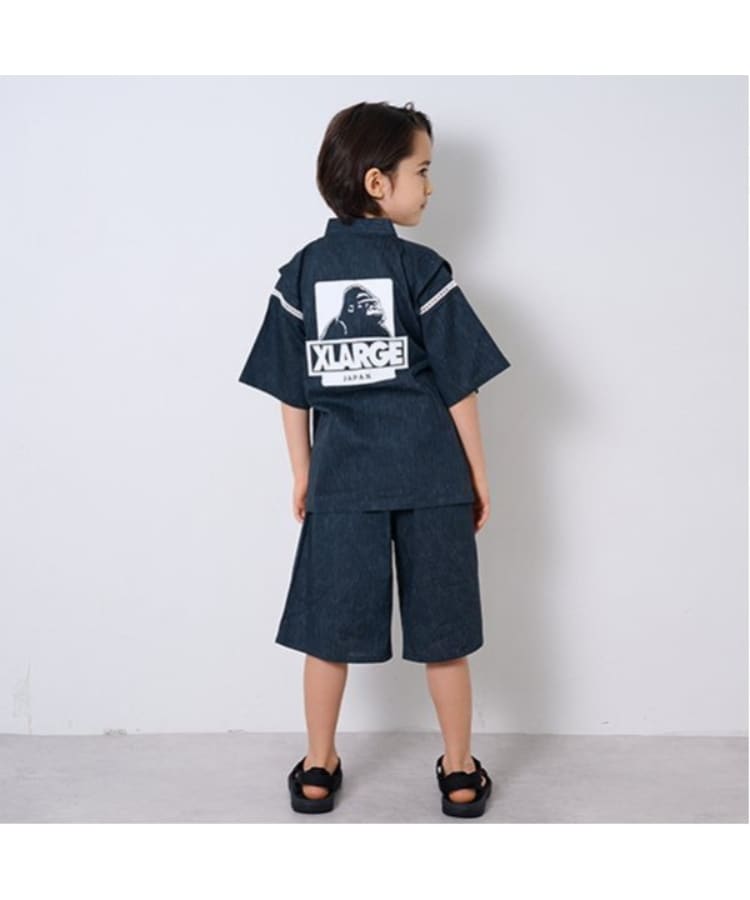 エクストララージ キッズ(XLARGE KIDS)のOGゴリラ メランジプリント甚平14