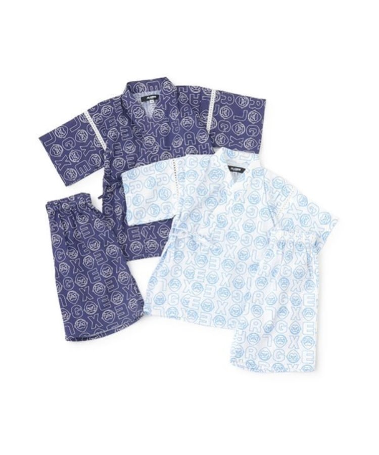 エクストララージ キッズ(XLARGE KIDS)のファニーゴリラ総柄甚平11
