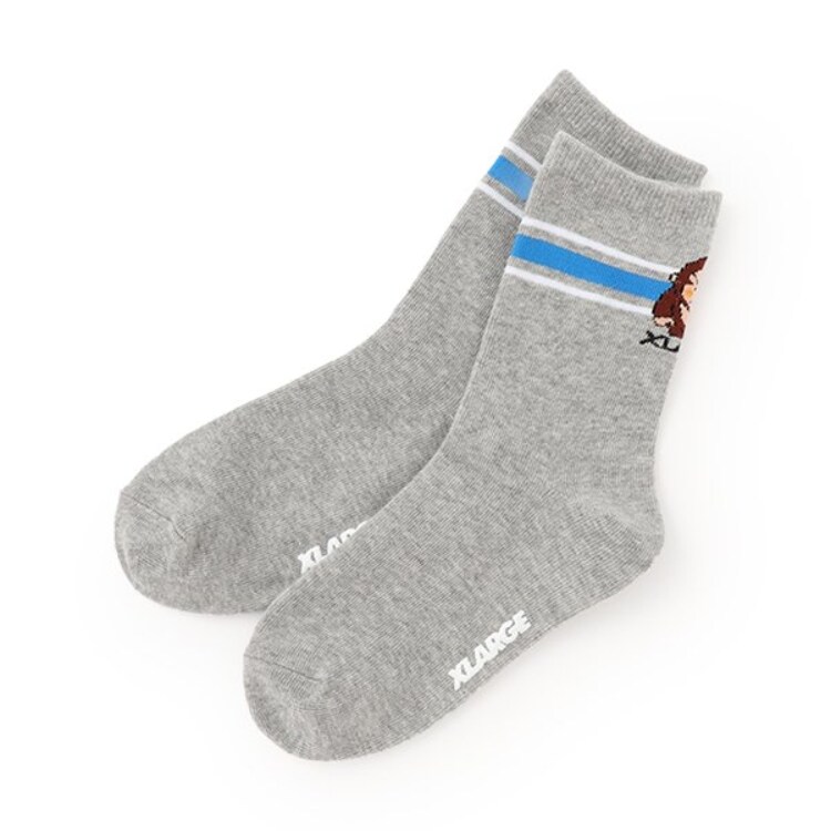 エクストララージ キッズ(XLARGE KIDS)のファニーゴリララインクルーソックス ソックス