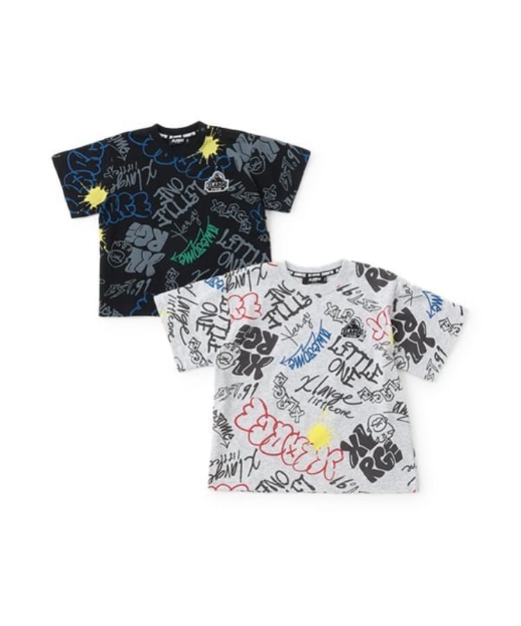 エクストララージ キッズ(XLARGE KIDS)のグラフィティ総柄半袖Tシャツ6